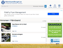 Tablet Screenshot of harnosandtorget.se